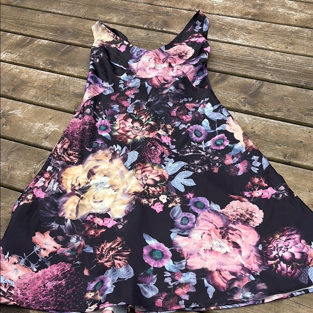 Kevin Hall Floral Sleeveless Dress size 6